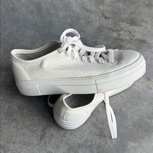 Diemme White Leather Sneakers